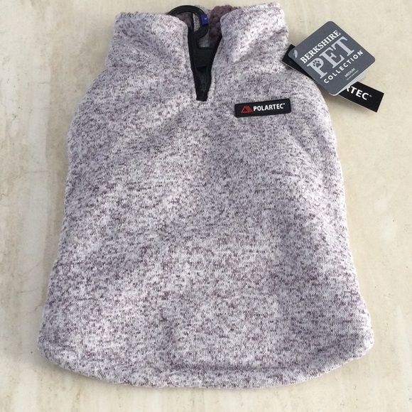 Berkshire Other Dog Jacket Faux Sherpa Polartec Sweater Fleece